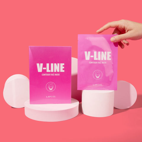 LAPCOS V-LINE CONTOUR CHIN COLLAGEN FACE MASK