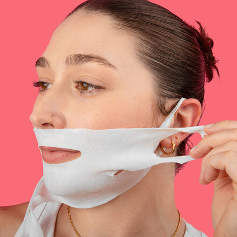 LAPCOS V-LINE CONTOUR CHIN MASK WITH COLLAGEN