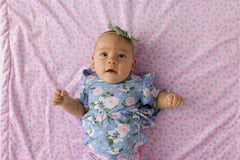 Lillian Floral Bamboo Peplum