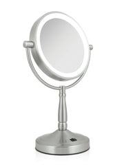 Lighted Makeup Mirror with 10X/1X Magnification & Cordless