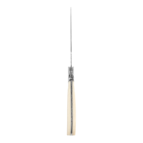 Laguiole Set of 4 Connoisseur Steak Knives With Faux Ivory Handles