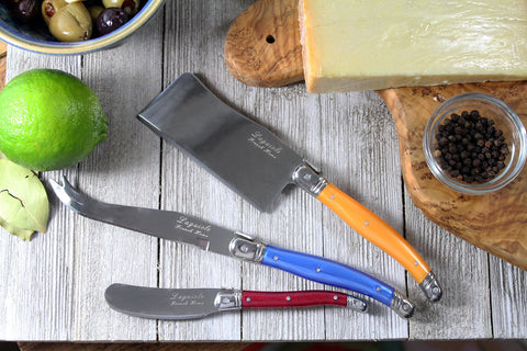 3 Piece Laguiole Cheese Set - Multi Color