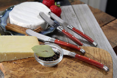7 Piece Laguiole Pakkawood Cheese Set