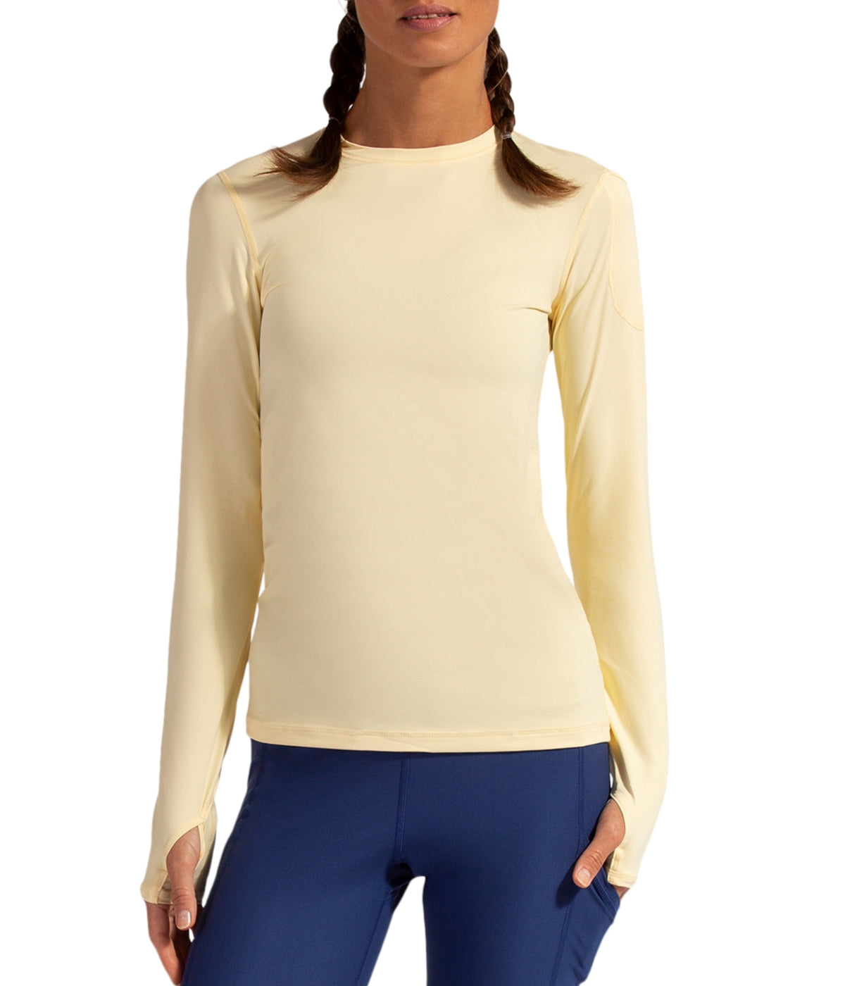  BloqUV BloqUV Women's UPF 50+ Sun Protection Long Sleeve Sun Shirt 24/7 Top - Lemon Yellow - Bonton