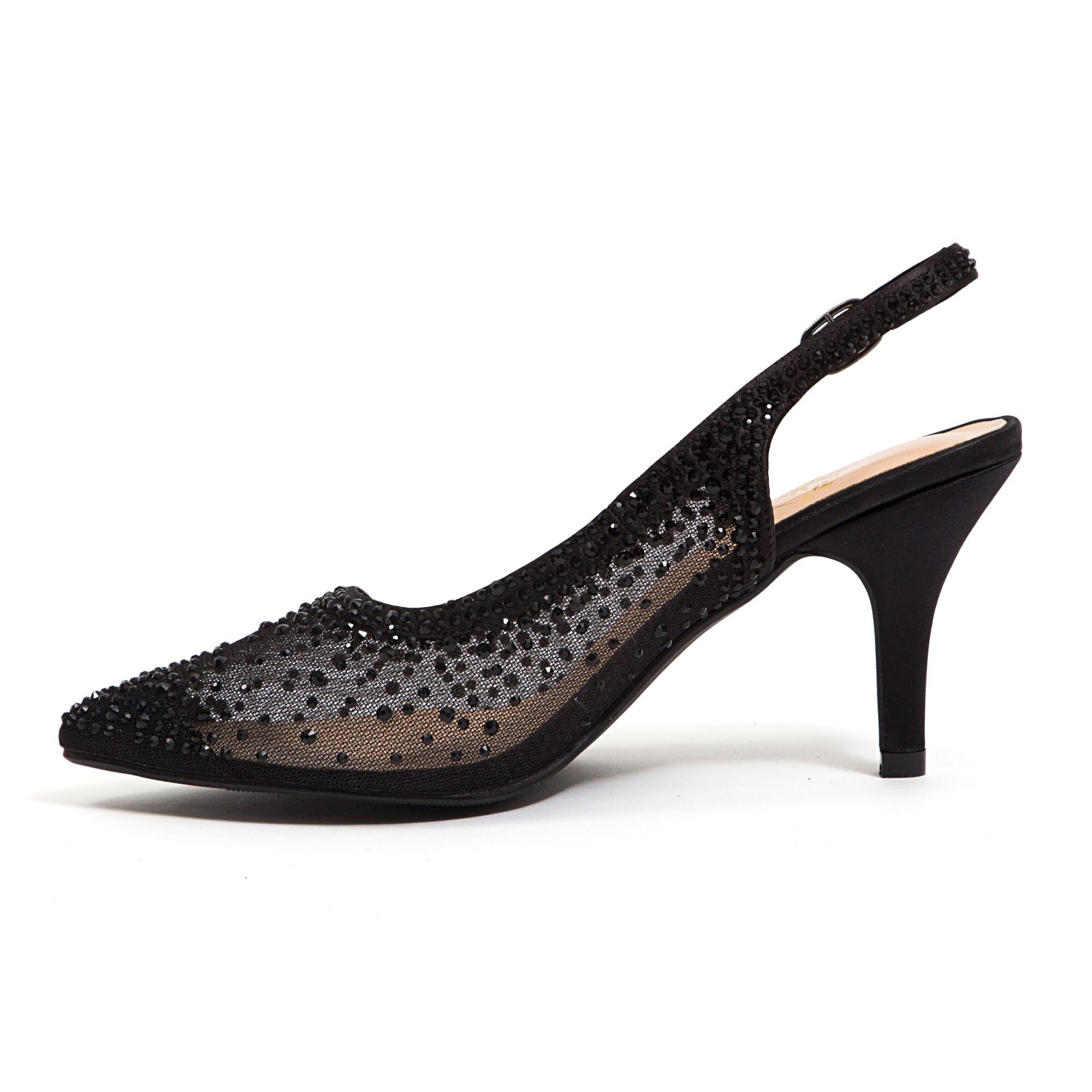  Lady Couture Lola Slingback Pump - Black - Bonton