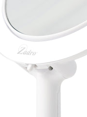 Hudson Lighted Makeup Mirror with 8X/1X Magnification & Suction Cup