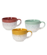Tognana By Widgeteer Louise Layers Breakfast Stoneware Mugs, Set of 6 Multi