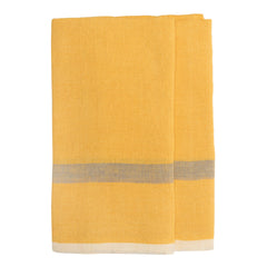 Laundered Linen Towels, Set of 2