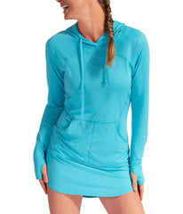 BloqUV Women's UPF 50+ Sun Protection Hoodie Dress