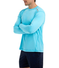 BloqUV Men's UPF 50+ Sun Protection Long Sleeve Jet Tee Top