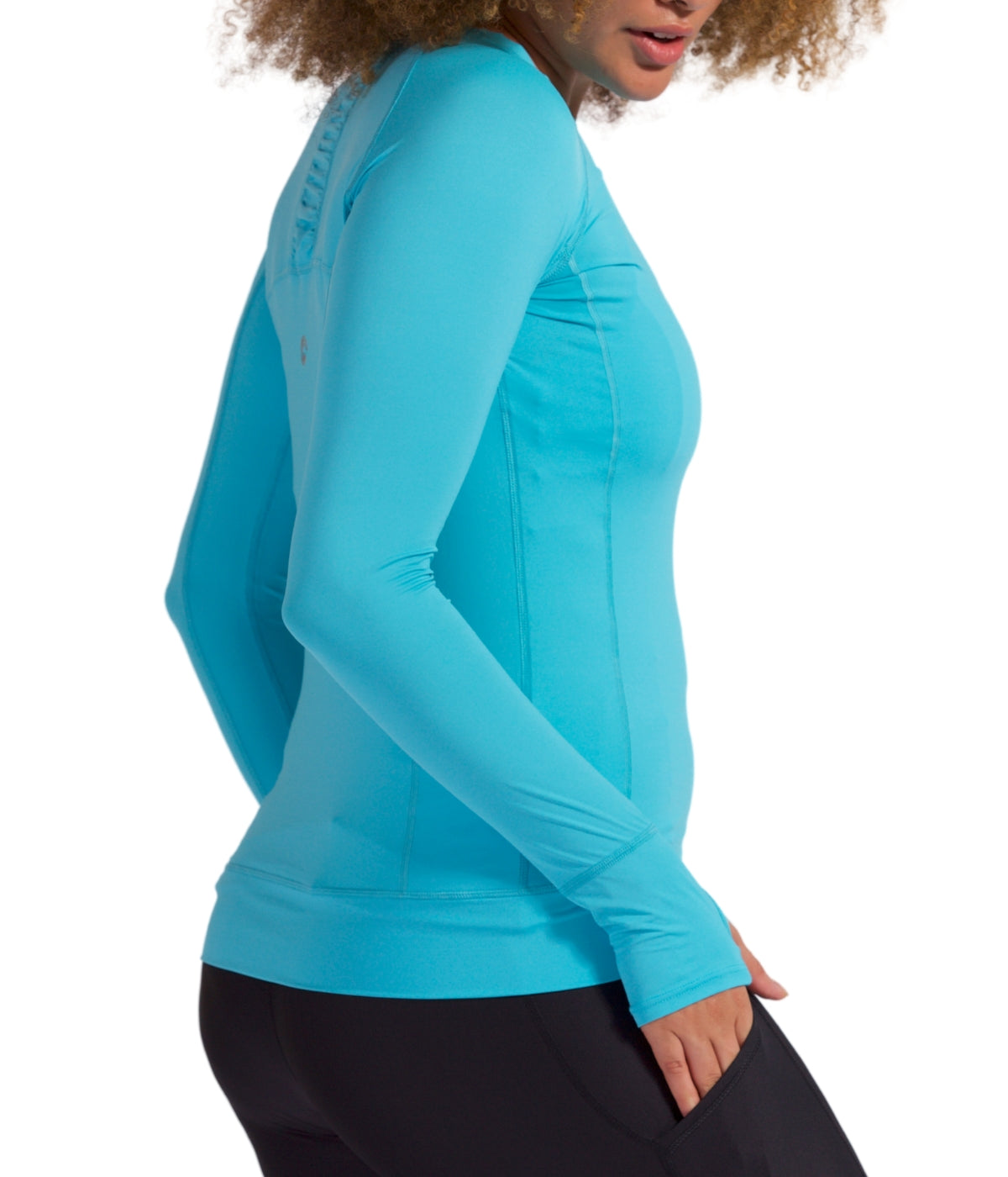  BloqUV BloqUV Women's UPF 50+ Sun Protection Pullover Top - Light Turquoise - Bonton