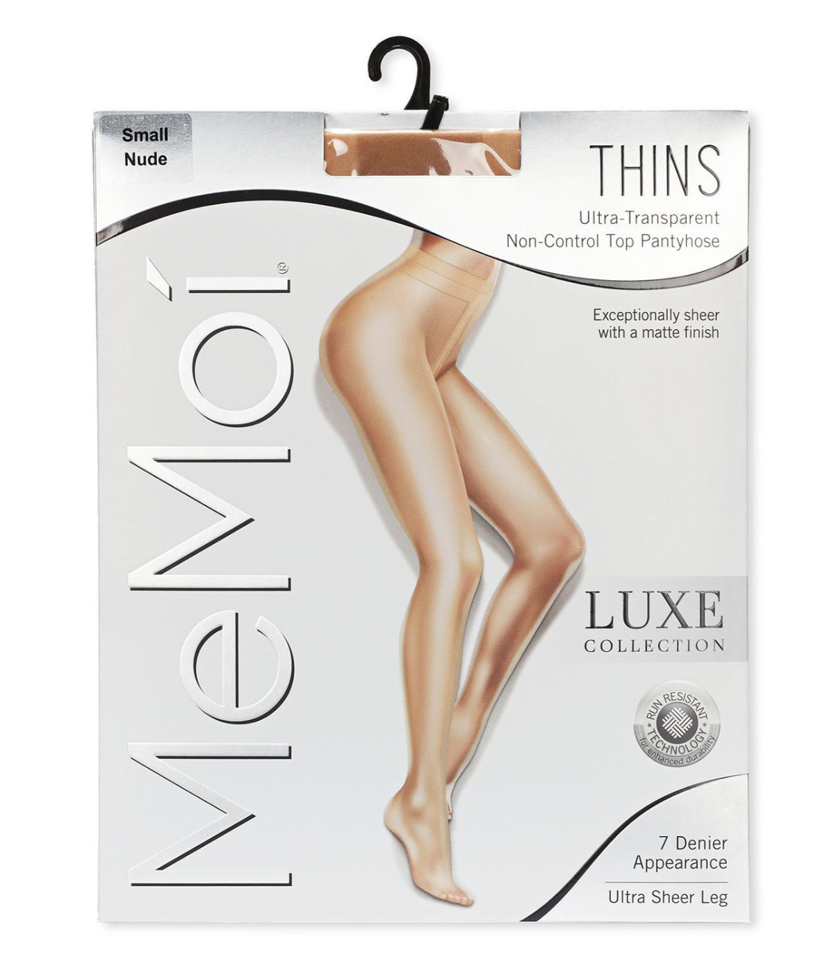 Women's Thins Ultra Transparent Non-Control Top LUXE Pantyhose Nude