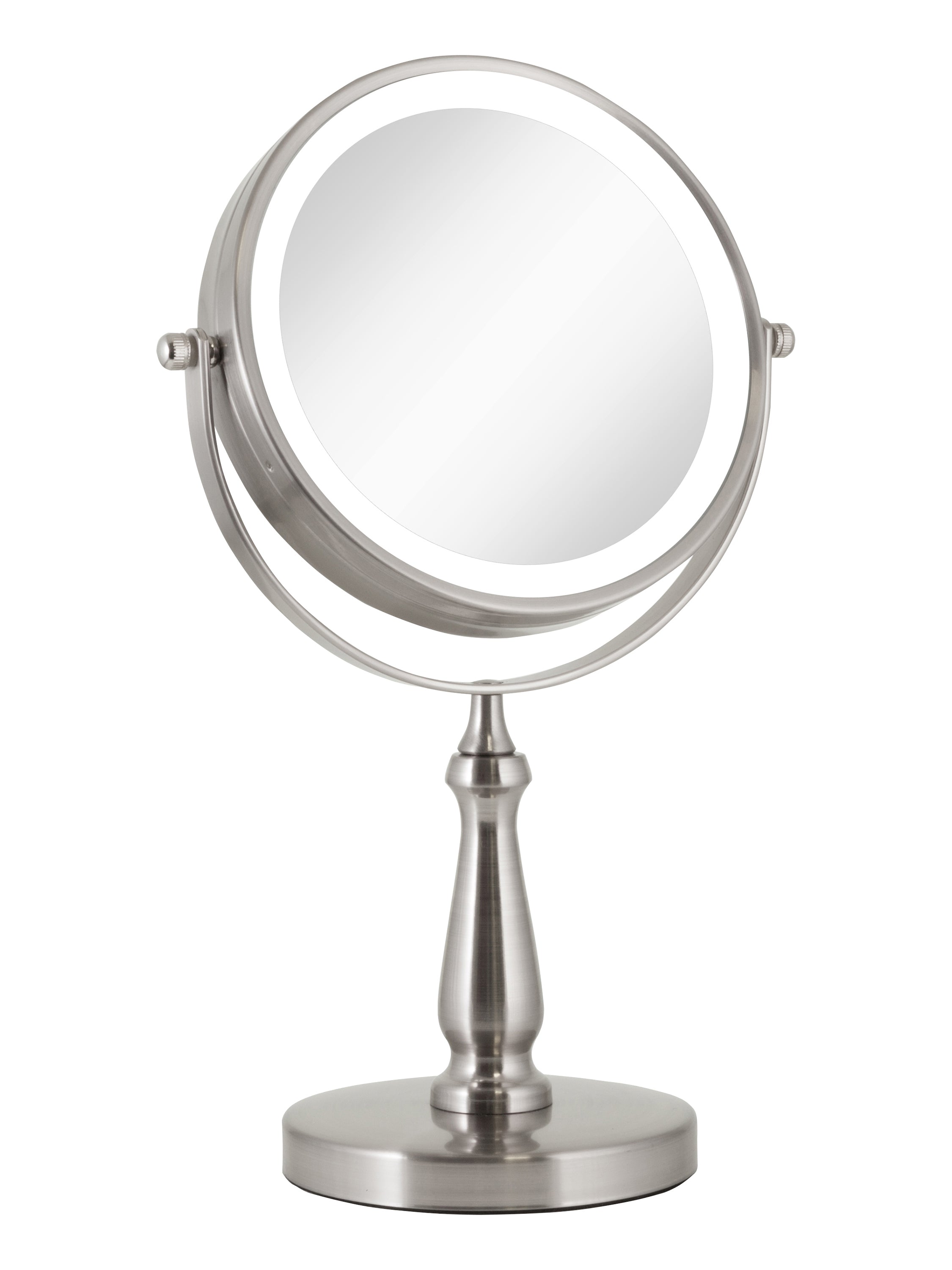  Zadro Lighted Makeup Mirror with 8X/1X Magnification - Chrome - Bonton