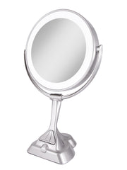 Lighted Makeup Mirror with 10X/1X Magnification & Smart Dim