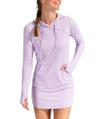 BloqUV Women's UPF 50+ Sun Protection Hoodie Dress