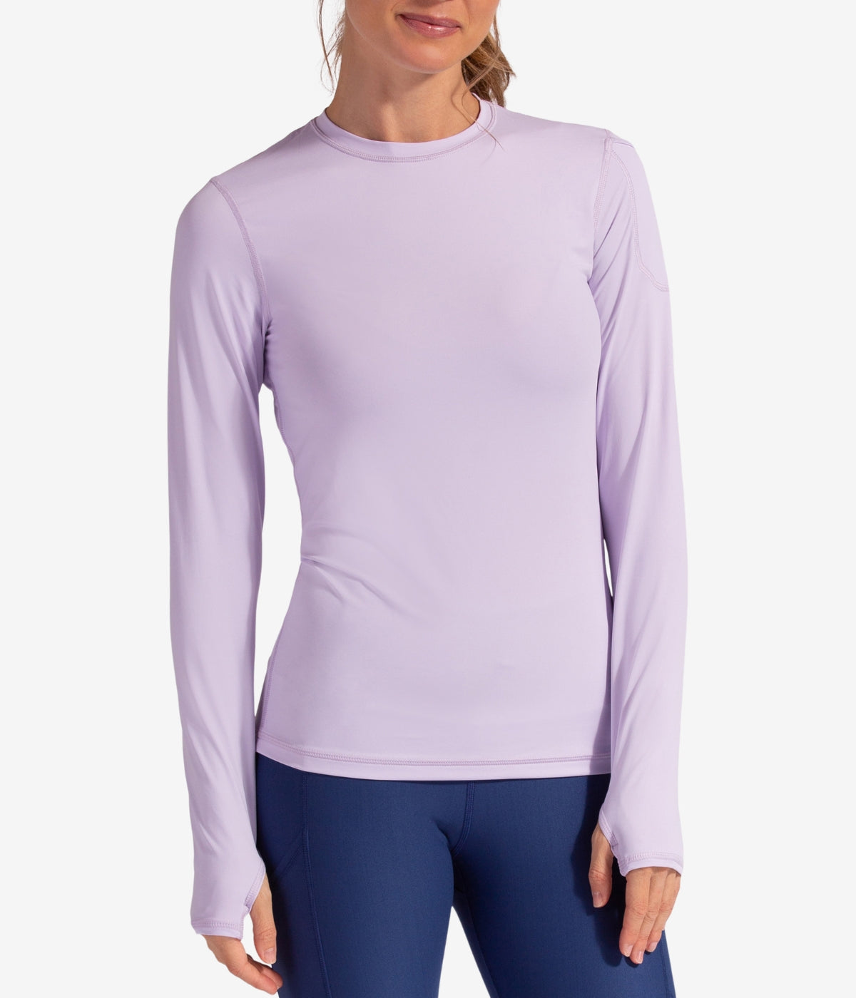  BloqUV BloqUV Women's UPF 50+ Sun Protection Long Sleeve Sun Shirt 24/7 Top - Lavender - Bonton