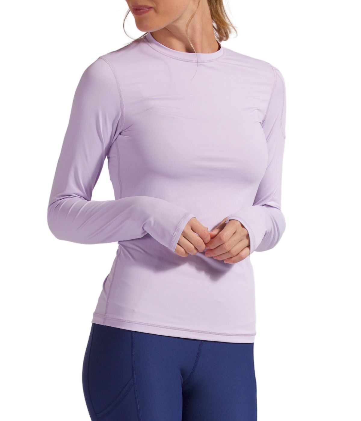  BloqUV BloqUV Women's UPF 50+ Sun Protection Long Sleeve Sun Shirt 24/7 Top - Lavender - Bonton