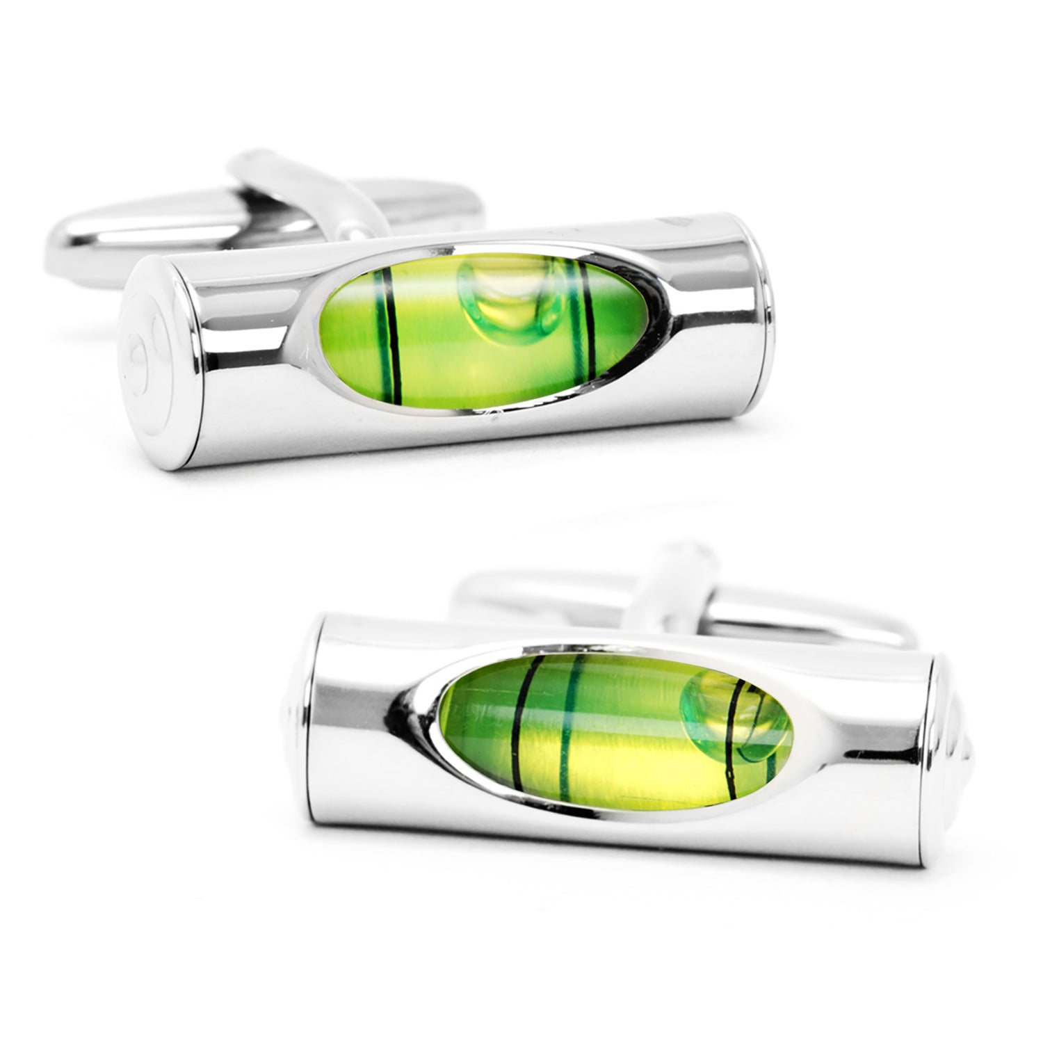  Cufflinks Green Level Cufflinks - Default Title - Bonton