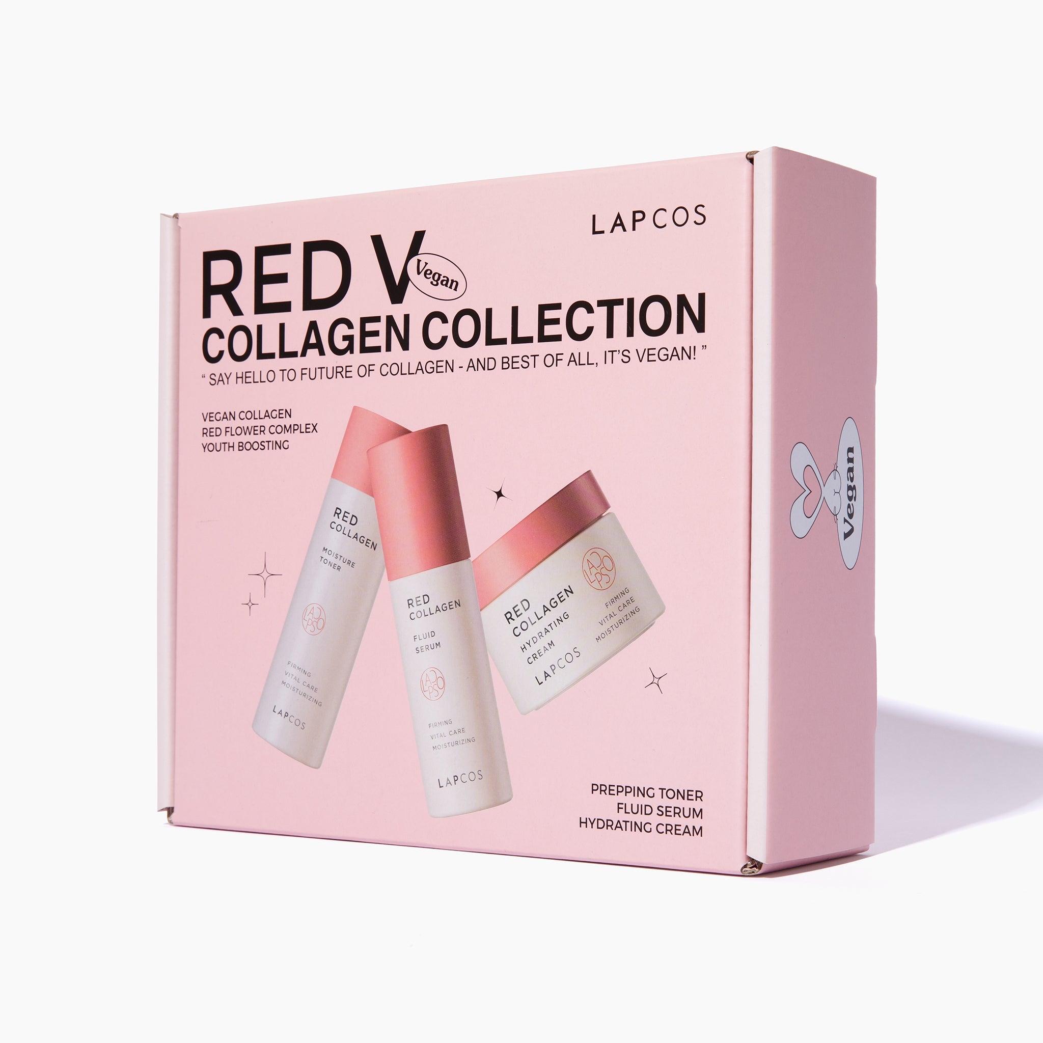  LAPCOS Red Vegan Collagen 3-Step Set by LAPCOS - Default Title - Bonton