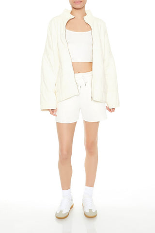 Quilted Zip-Up Jacket