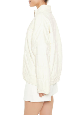 Quilted Zip-Up Jacket