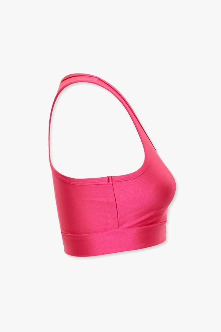  Forever 21 Racerback Sports Bra - fuchsia - Bonton