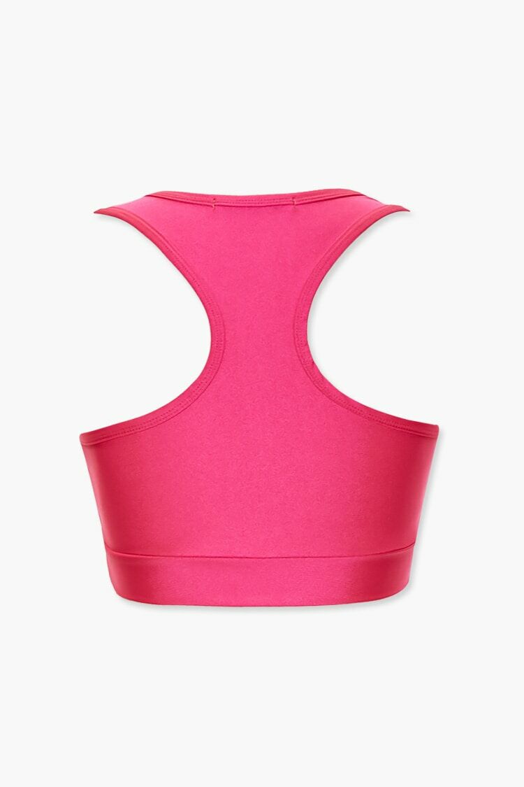 Forever 21 Racerback Sports Bra - fuchsia - Bonton