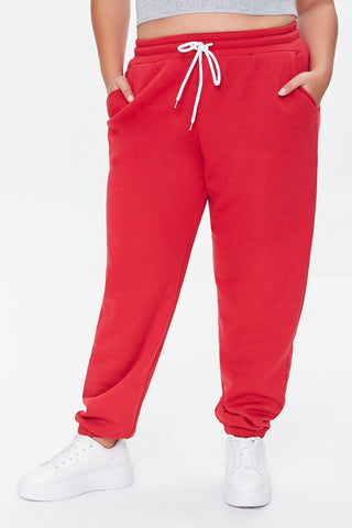 Plus Size Fleece Joggers