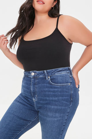 Plus Size Basic Cami Bodysuit
