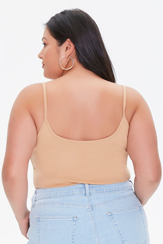 Plus Size Basic Cami Bodysuit