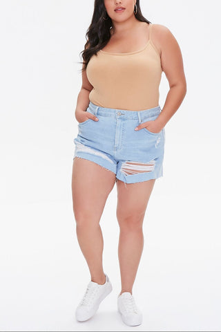 Plus Size Basic Cami Bodysuit