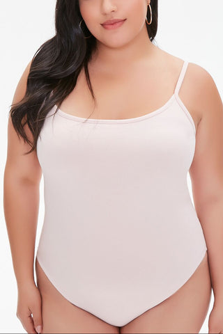 Plus Size Basic Cami Bodysuit
