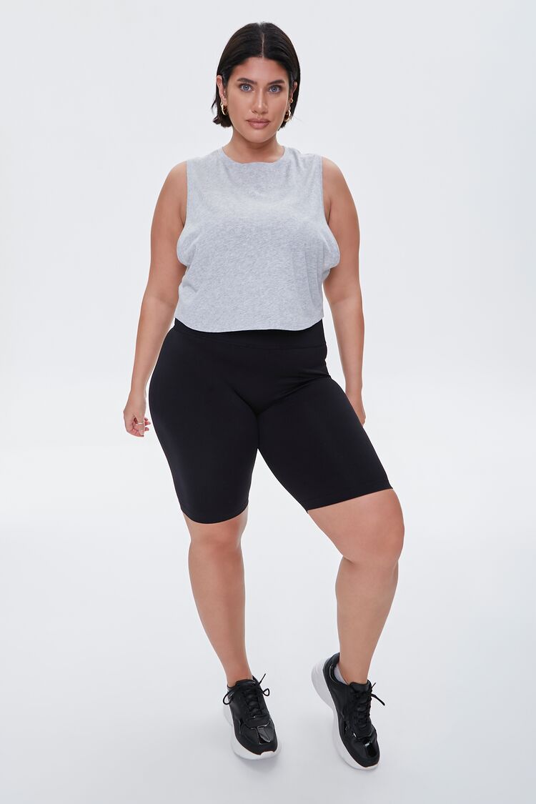  Forever 21 Plus Size Active Muscle Tee - heather grey - Bonton