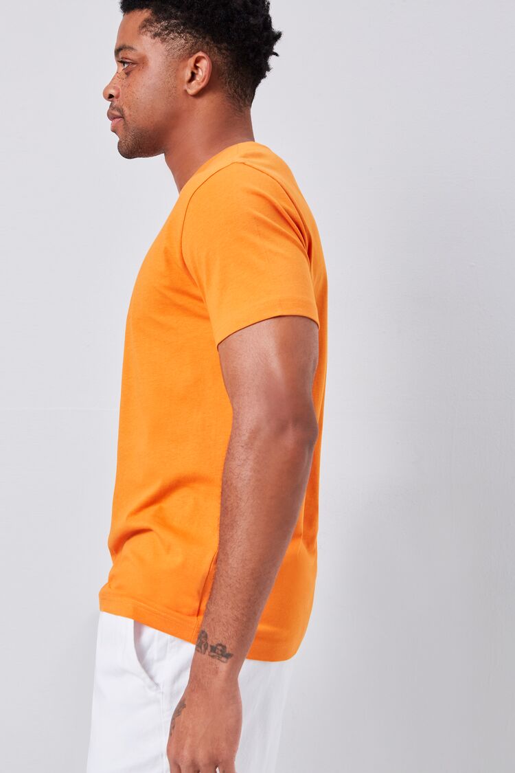  Forever 21 Basic Organically Grown Cotton Tee - red - Bonton