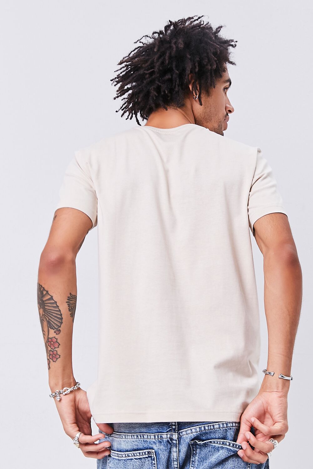  Forever 21 Basic Organically Grown Cotton Tee - red - Bonton