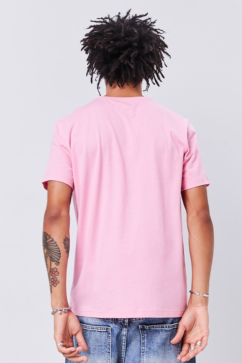  Forever 21 Basic Organically Grown Cotton Tee - red - Bonton