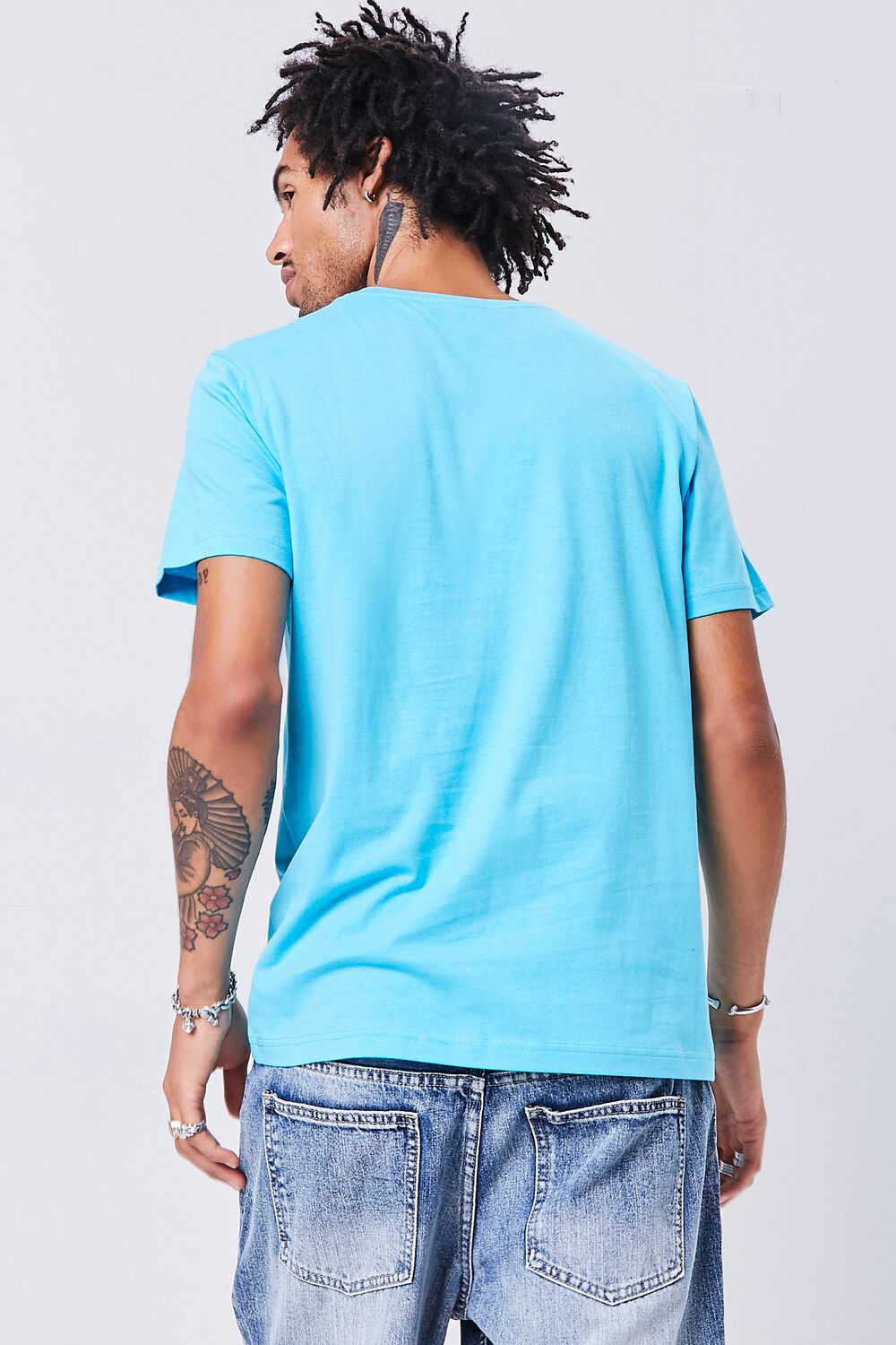  Forever 21 Basic Organically Grown Cotton Tee - red - Bonton