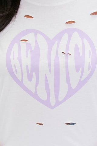 Plus Size Be Nice Graphic Tee