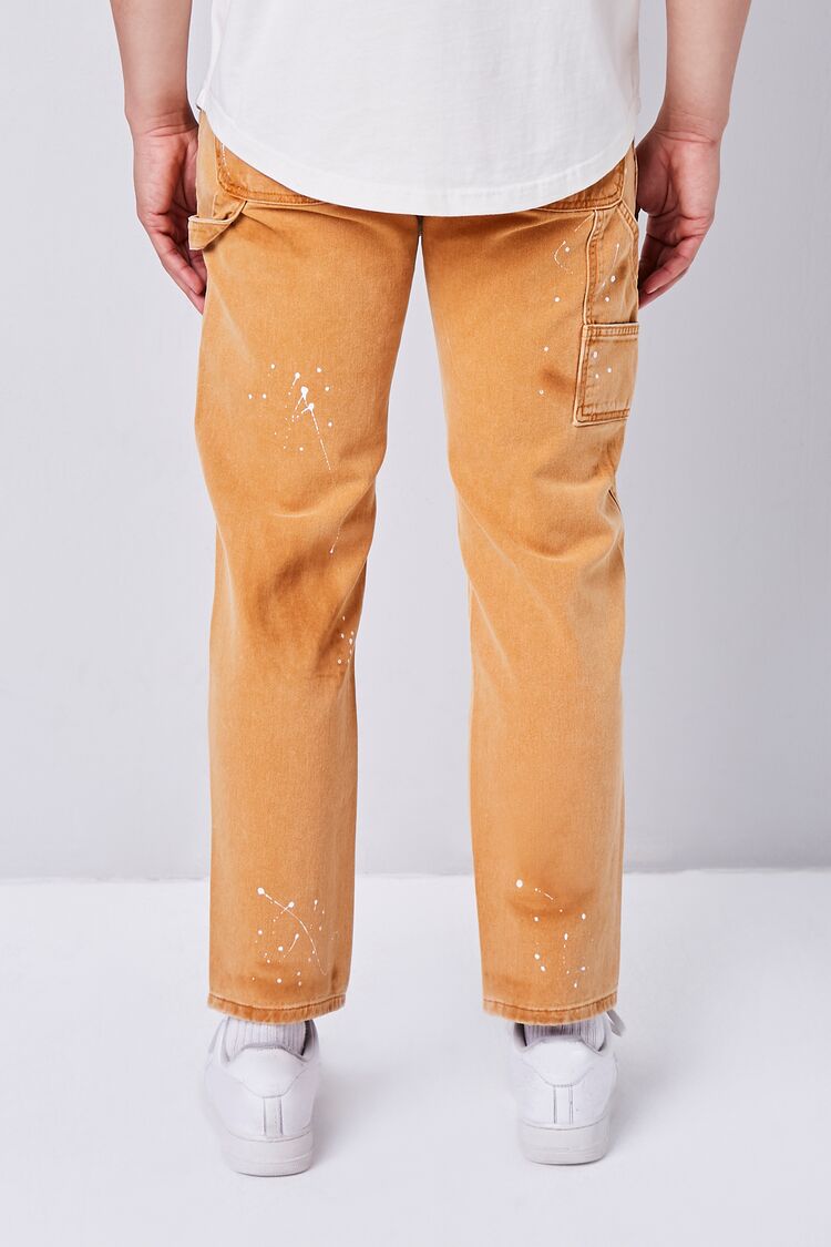  Forever 21 Distressed Paint Splatter Pants - copper - Bonton