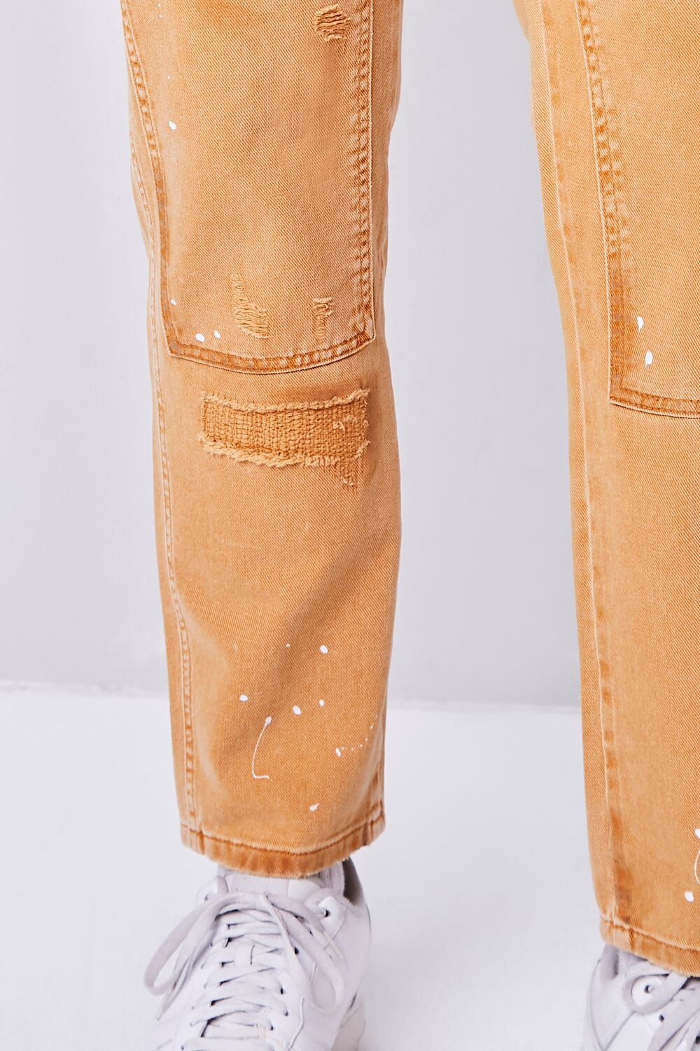  Forever 21 Distressed Paint Splatter Pants - copper - Bonton