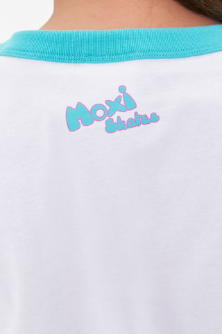 Plus Size Moxi Skates Ringer Tee
