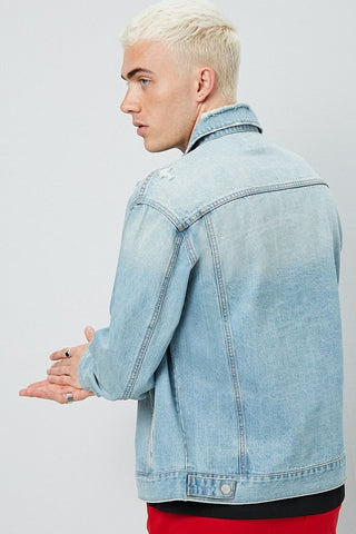 Distressed Denim Jacket