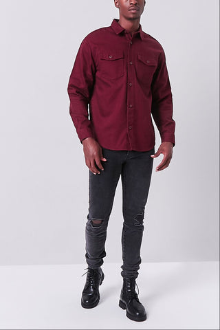 Long Sleeve Dual-Pocket Shirt
