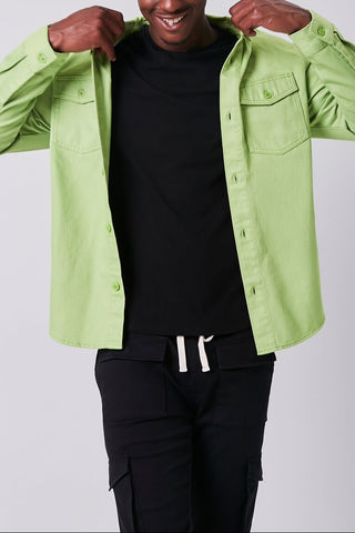 Long Sleeve Dual-Pocket Shirt