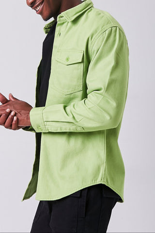Long Sleeve Dual-Pocket Shirt
