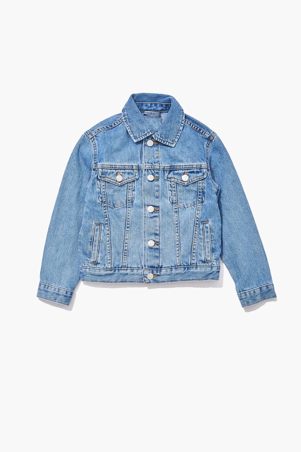  Forever 21 Kids Cotton Jacket (Girls + Boys) - medium-denim - Bonton