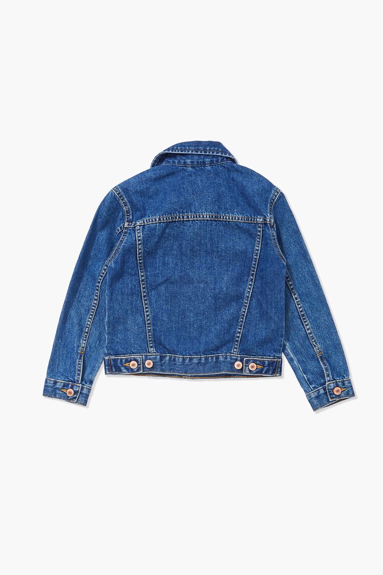 Forever 21 Kids Cotton Jacket (Girls + Boys) - medium-denim - Bonton