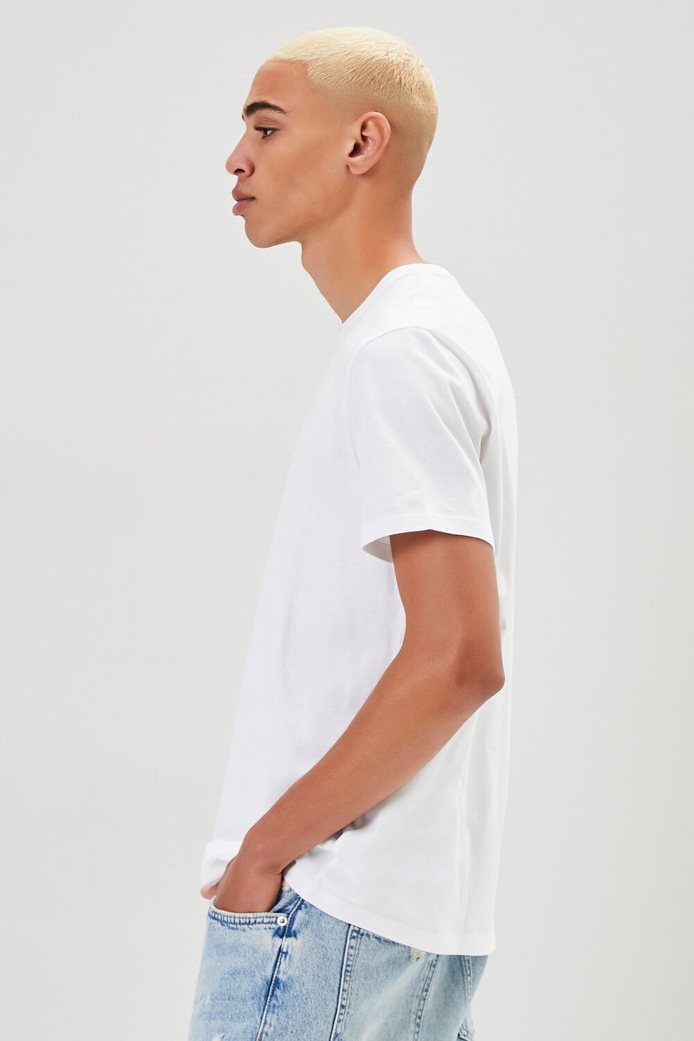  Forever 21 Basic Organically Grown Cotton Tee - black - Bonton