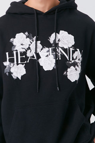 Heavenly Floral Print Hoodie