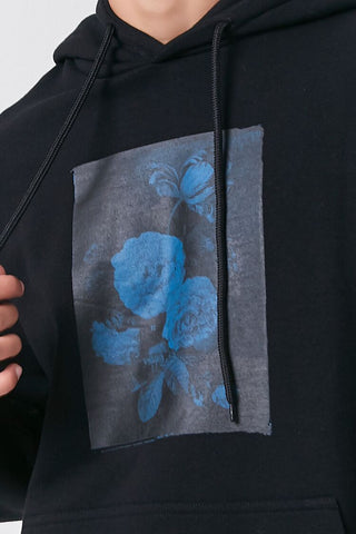 Flower Painting Graphic Hoodie